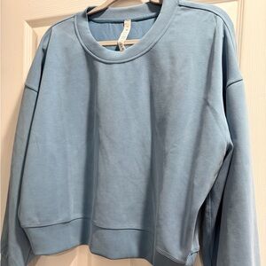 Lululemon Softstreme Light Blue Crewneck Sweatshirt
